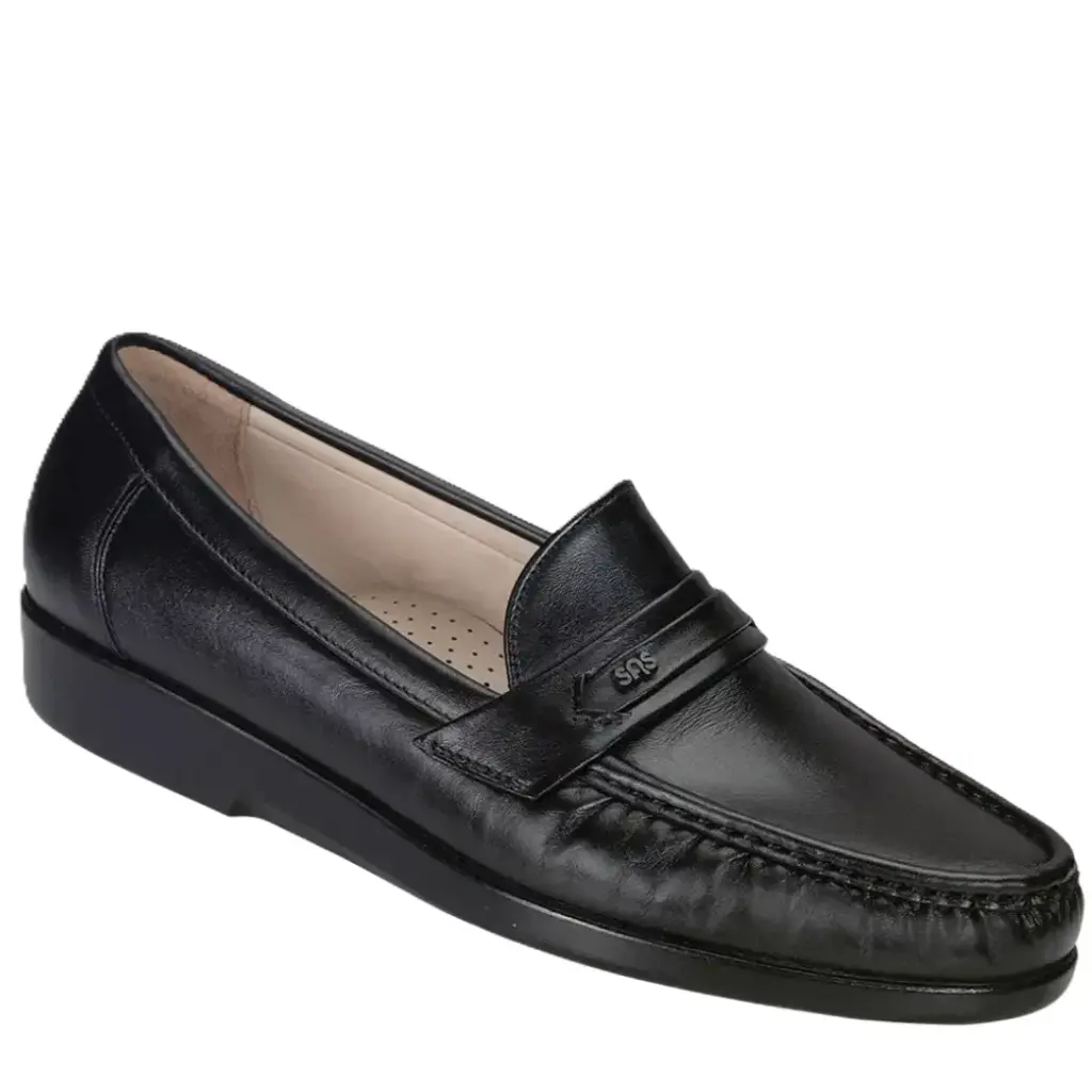 SAS Ace Black Men's Moccasin