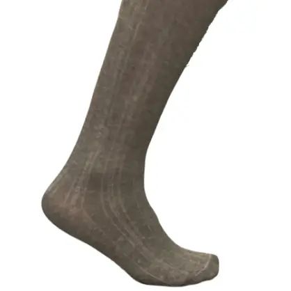 Weaver's Apparel Lizzie Ann Wide Rib Knee Hi Sock 5900 MED. GRAY
