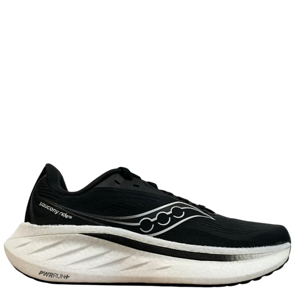 Saucony Ride 18 Women’s 11000-100/11001-100 Black/White