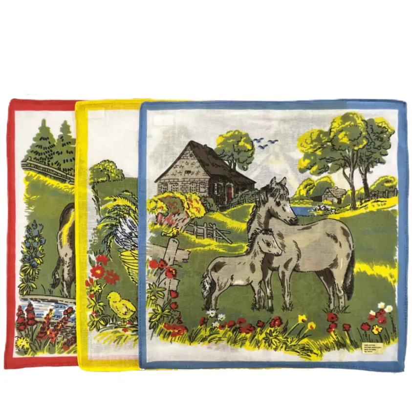 Weaver's Apparel Children's Farm Animal Hanky 2941