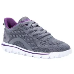 Propet TravelActiv Axial WAT092M/Gray/Purple Women's Sneaker Discontinued