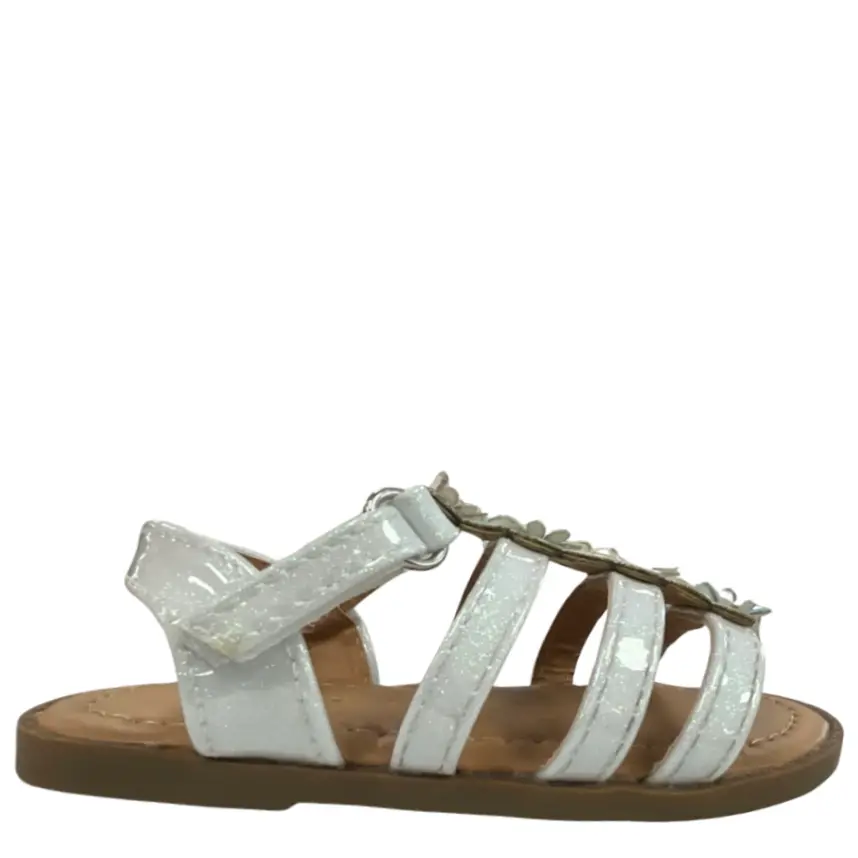 Laura Ashley Sandal LA96467 White/Multi Glitter