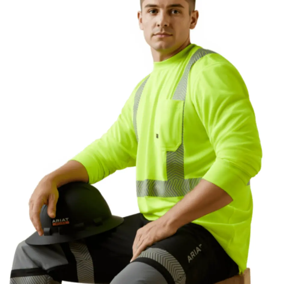 Ariat MNS Rebar Hi-Vis ANSI T-Shirt HI-VIS YELLOW 10043823