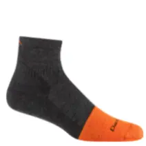Darn Tough Men's Steely Quarter Midweight Cushion Work Socks 2017 Graphite