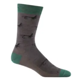 Darn Tough Men's McFly Crew Lightweight No Cushion Lifestyle Socks 1671 Taupe