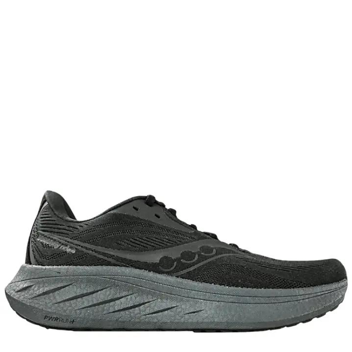 Saucony Ride 18 Men's 21000-102/21001-102 Black/Shadow Discontinued