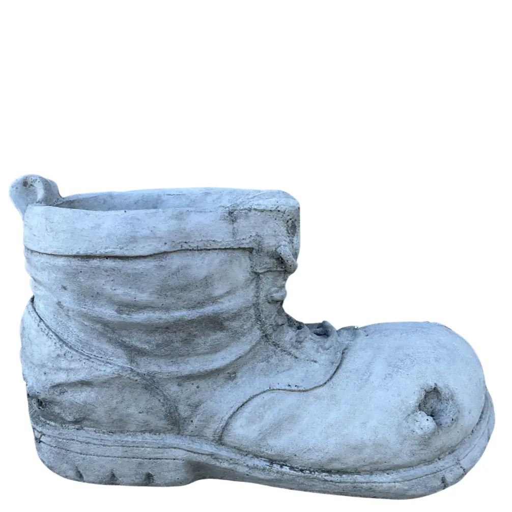 Concrete Boot Planters