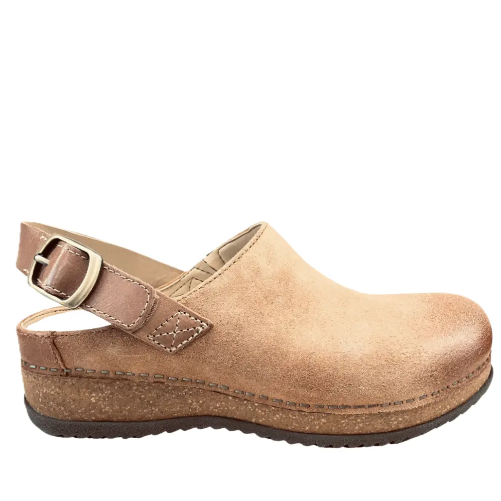 Dansko Merrin Burnished Tan Suede