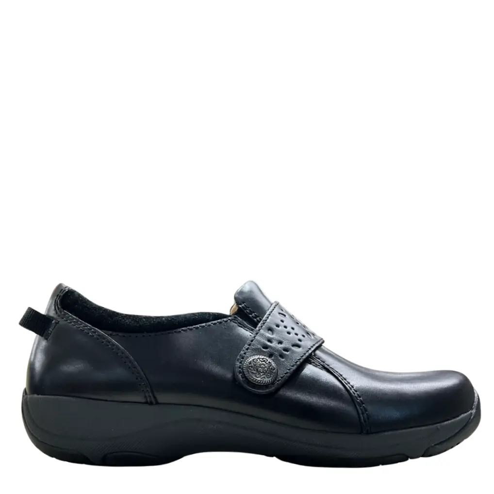 Dansko Sallie Waxy Burnished Black Women's Shoe