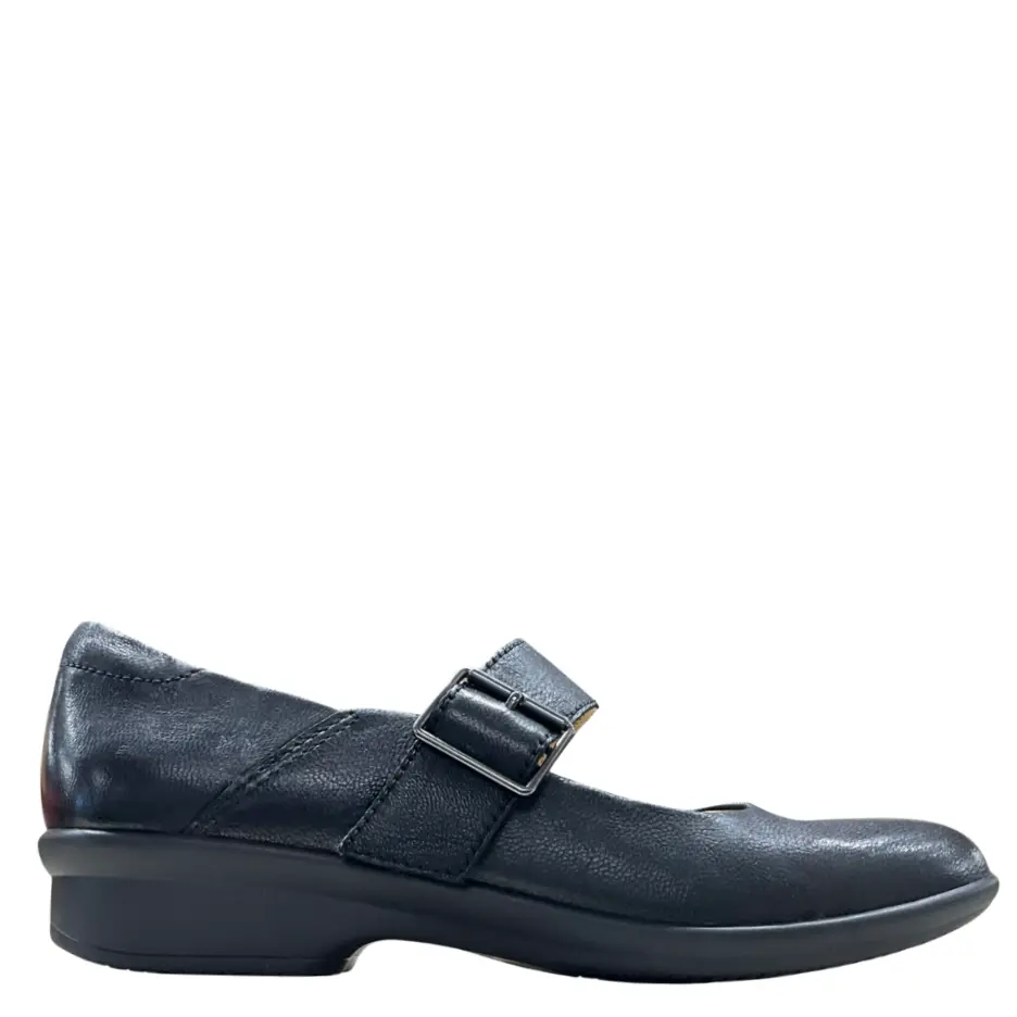 Dansko Collette Burnished Black Nubuck Women's Mary Jane Shoe
