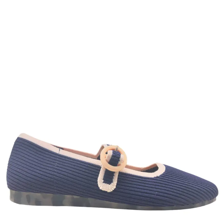 Ros Hommerson Naomi Shoe Navy/Cream Knit 75179-47