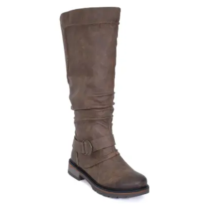 TT Group Fiona T20664 Dark Tan Women's Dress Boot