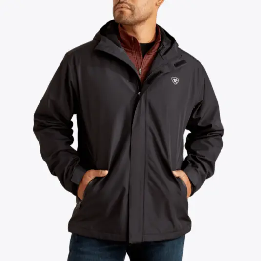 Ariat MNS Rebar Stormshell Lightweight Waterproof Jacket BLACK 10062664