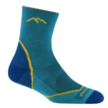 Darn Tough Junior's Light Hiker Micro Crew Lightweight Cushion Hiking Socks 3023 Cascade