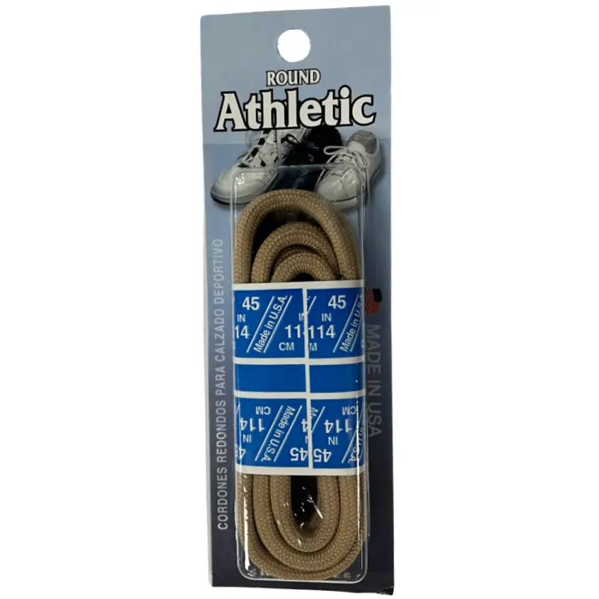 Sole Choice Round Athletic Laces Beige 32029