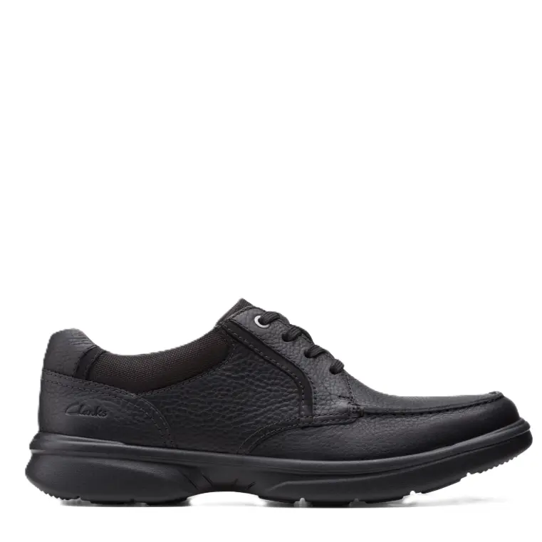 Clarks Bradley Vibe Black Tumbled Leather