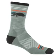 Darn Tough Men's Pacer Micro Crew Ultra-Lightweight Cushion Running Socks 1041 Seafoam