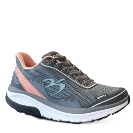 Gravity Defyer MightyWalk Slip on Gray/Salmon Women's TB9024FGPX