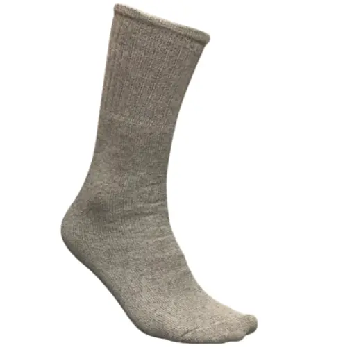 Weaver's Apparel Cotton Blend Tube Sock Gray 675-6