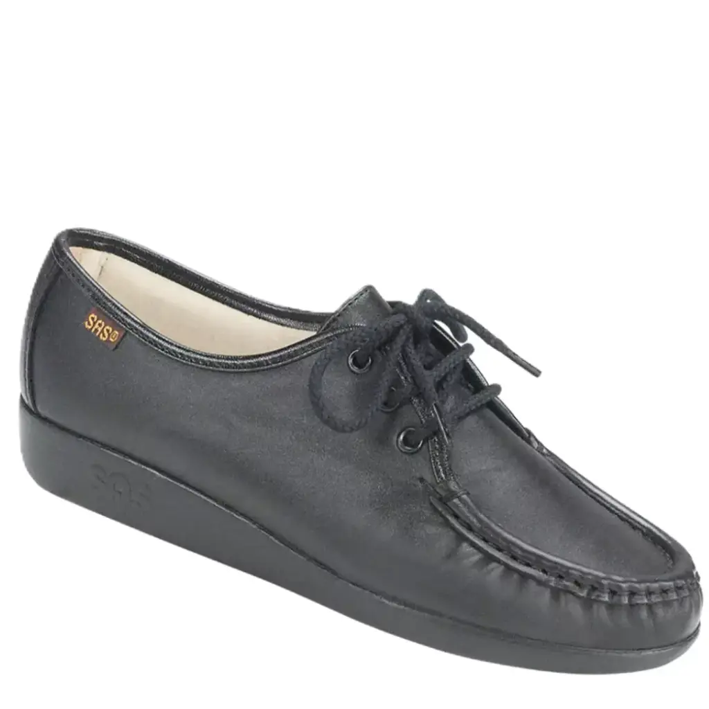 SAS Siesta Black Women's Moccasin
