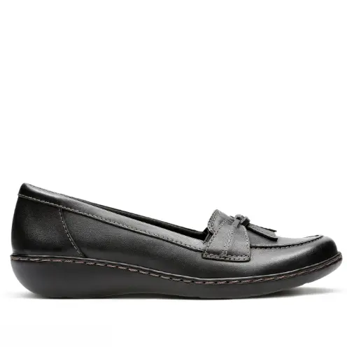Clarks Ashland Bubble Black Leather 26067331