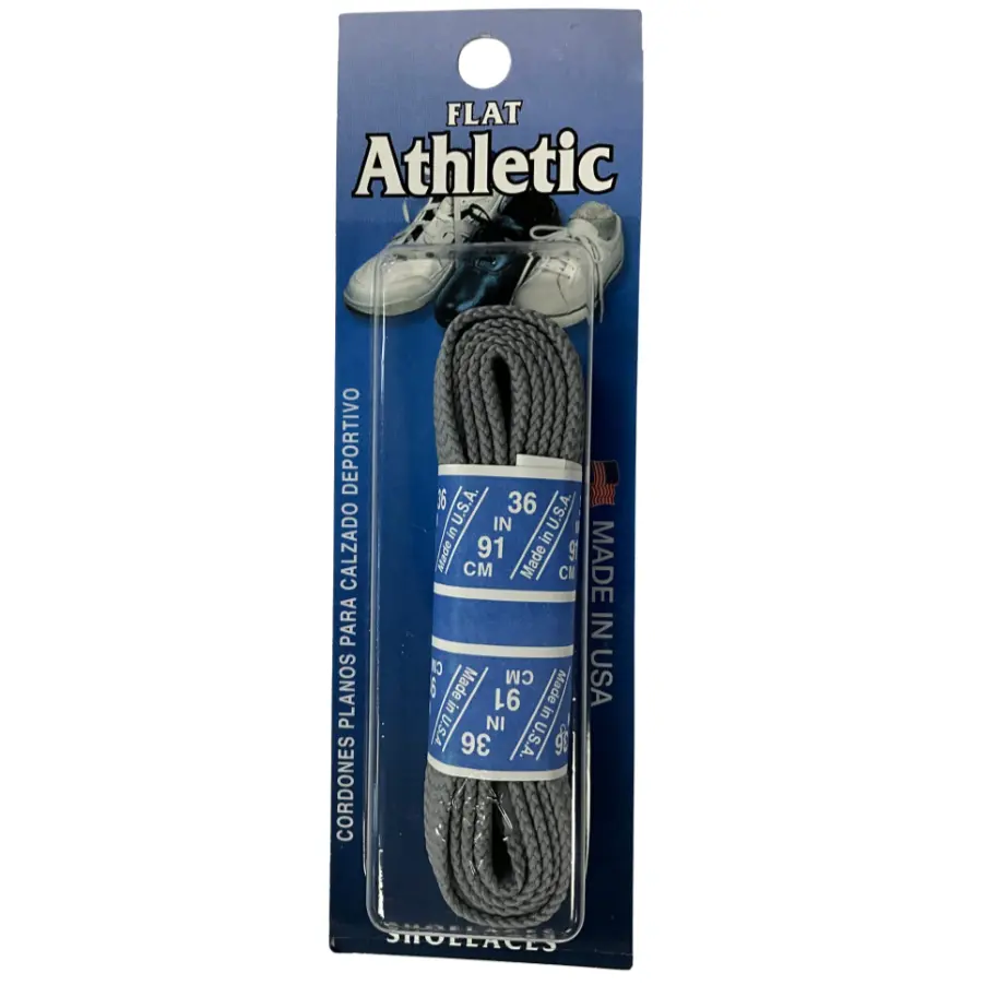 Sole Choice Flat Athletic Laces Grey L1008