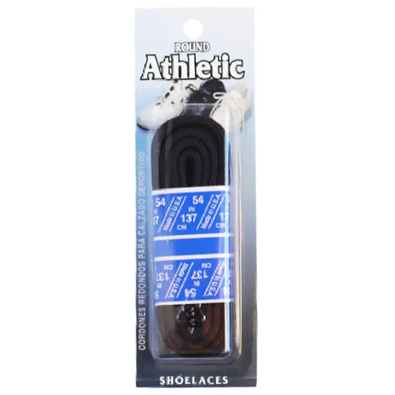 Sole Choice Round Athletic Laces Black 32029