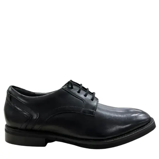 Clarks Unhughlace Black Men's 