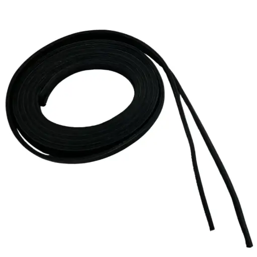 [LRAWBLK316] High Quality Rawhide Leather Laces 3/16'' X 72 black