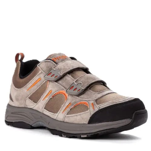 Propet Connelly Strap 5502/gunsmoke/orange Men's Shoe