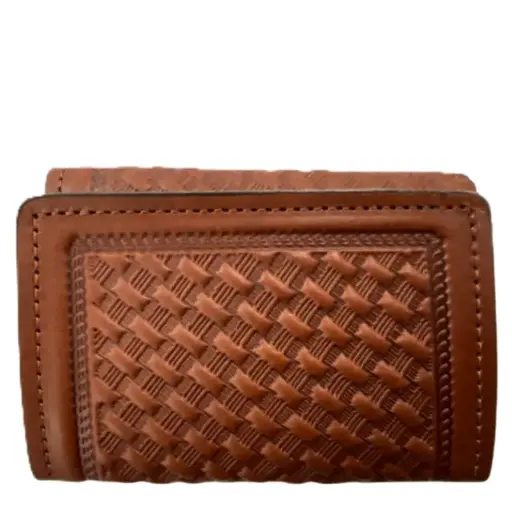 [WAL455-11] Brenneman's Stitched Trifold Wallet 455-11