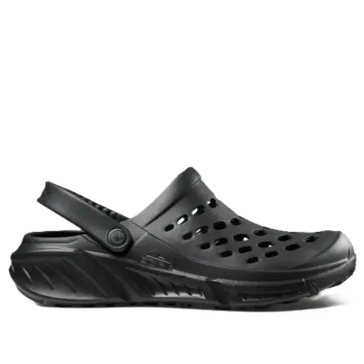 Joybees Adults Trekking Clog Solid Black