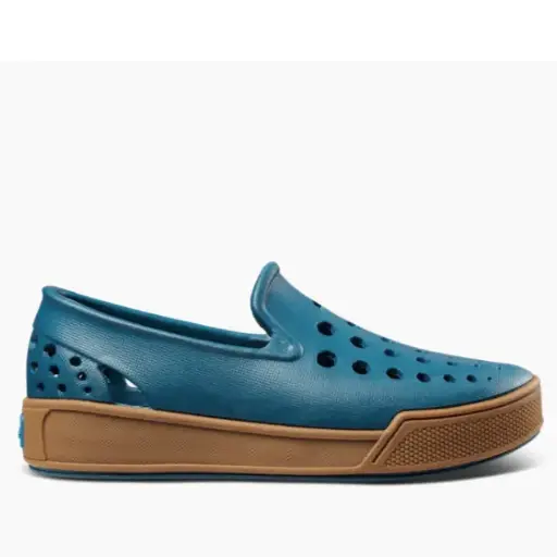 Joybees Kids Skate Sneaker Solid Cascade/Gum Rubber