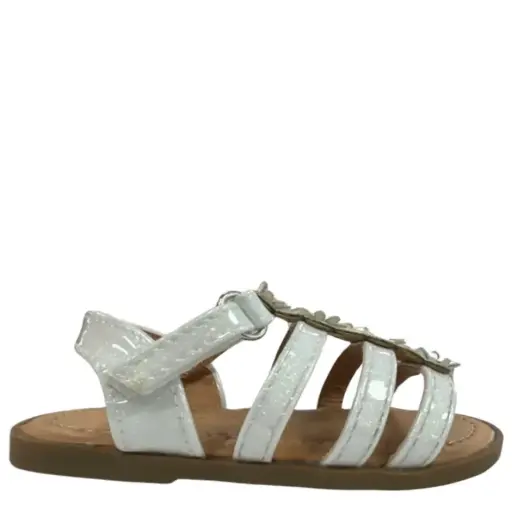 Laura Ashley Sandal LA96467 White/Multi Glitter