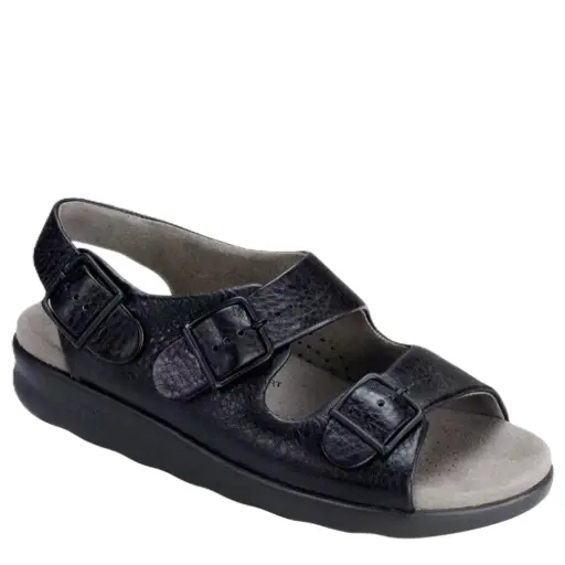 SAS Relaxed Black Women's Sandal