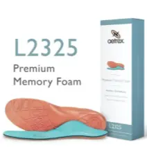 Aetrex L2325 Premium Memory Foam-men’s insole