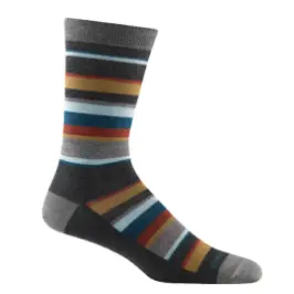 Darn Tough Men's Druid Crew Lightweight No Cushion Lifestyle Socks 6090 Charcoal