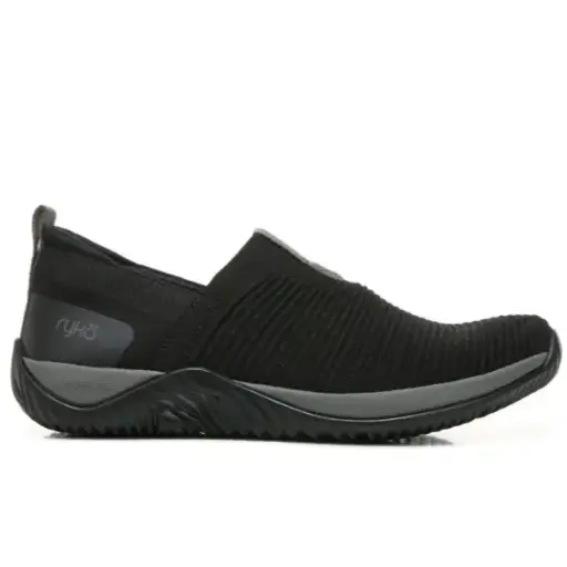 Ryka Echo Knit Slip on Sneaker H4907M5005 Black