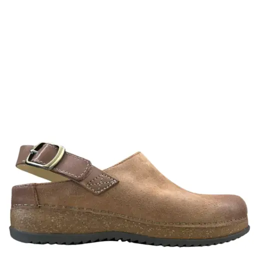 Dansko Merrin Burnished Tan Suede Women's Clog