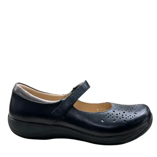 Dansko Stacy Black Waxy Burnished 