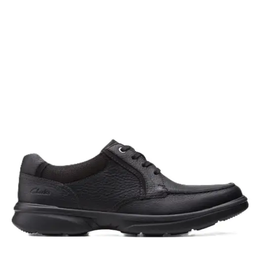 Clarks Bradley Vibe Black Tumbled Leather