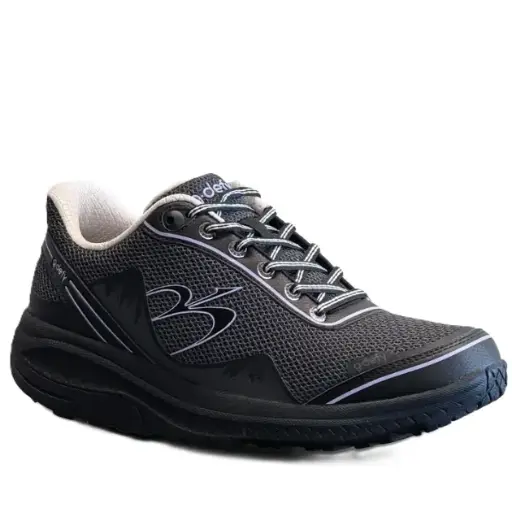 Gravity Defyer MightyWalk Slip on Black/Purple Women's TB9024FLPX